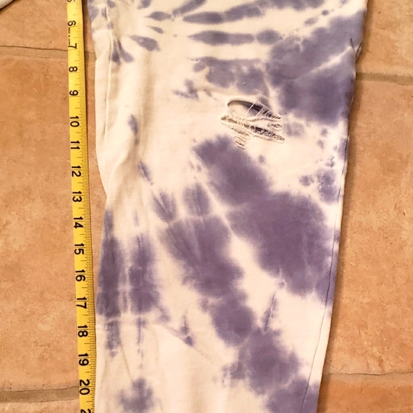 Glided Intent Distressed TieDye Sweat Pants - Picture 4 of 4